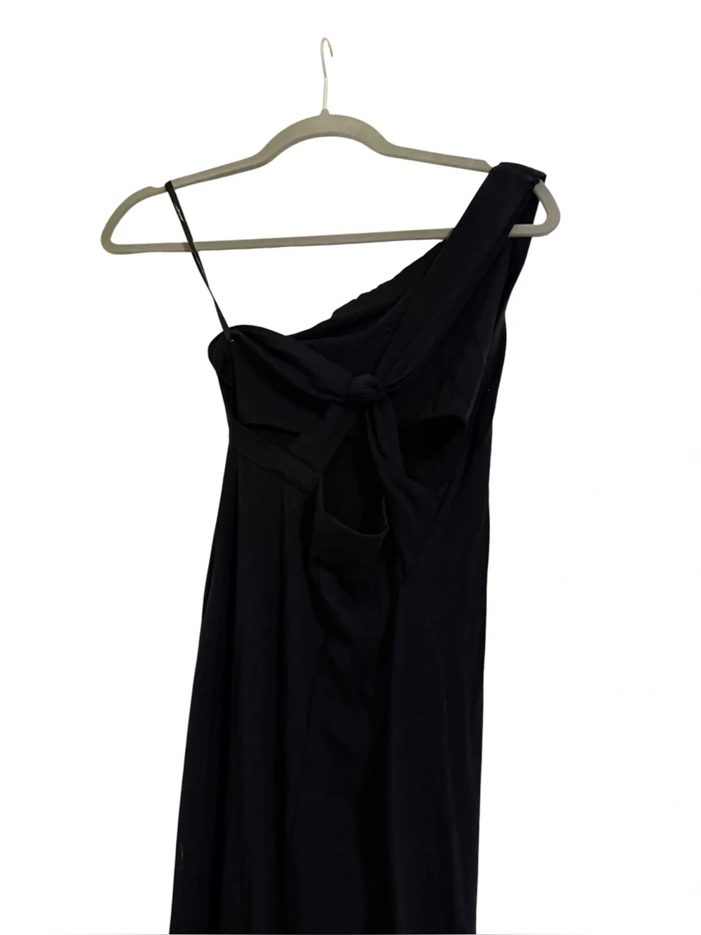NWOT The Line by K Avalon One-Shoulder Black Maxi Dress Women’s Size Small - Picture 5 of 7